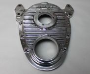 Enderle 5001P  Small Block Chevy Cast POLISHED  Timing Cover- with Seal